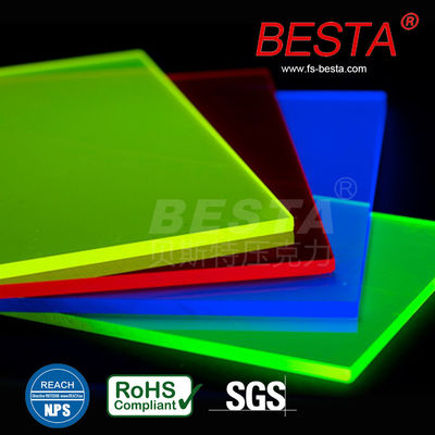 2 -120 มิลลิเมตร Custom Cast Acrylic Sheets PMMA สําหรับ Led Acrylic Sign Board