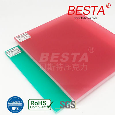 PMMA Plexiglass Double Layer Acrylic Sheet สําหรับสถานที่ทํางานสํานักงาน